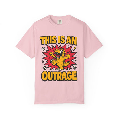 This Is an Outrage T-Shirt | Comfort Colors 1717 Retro Cartoon Graphic Tee