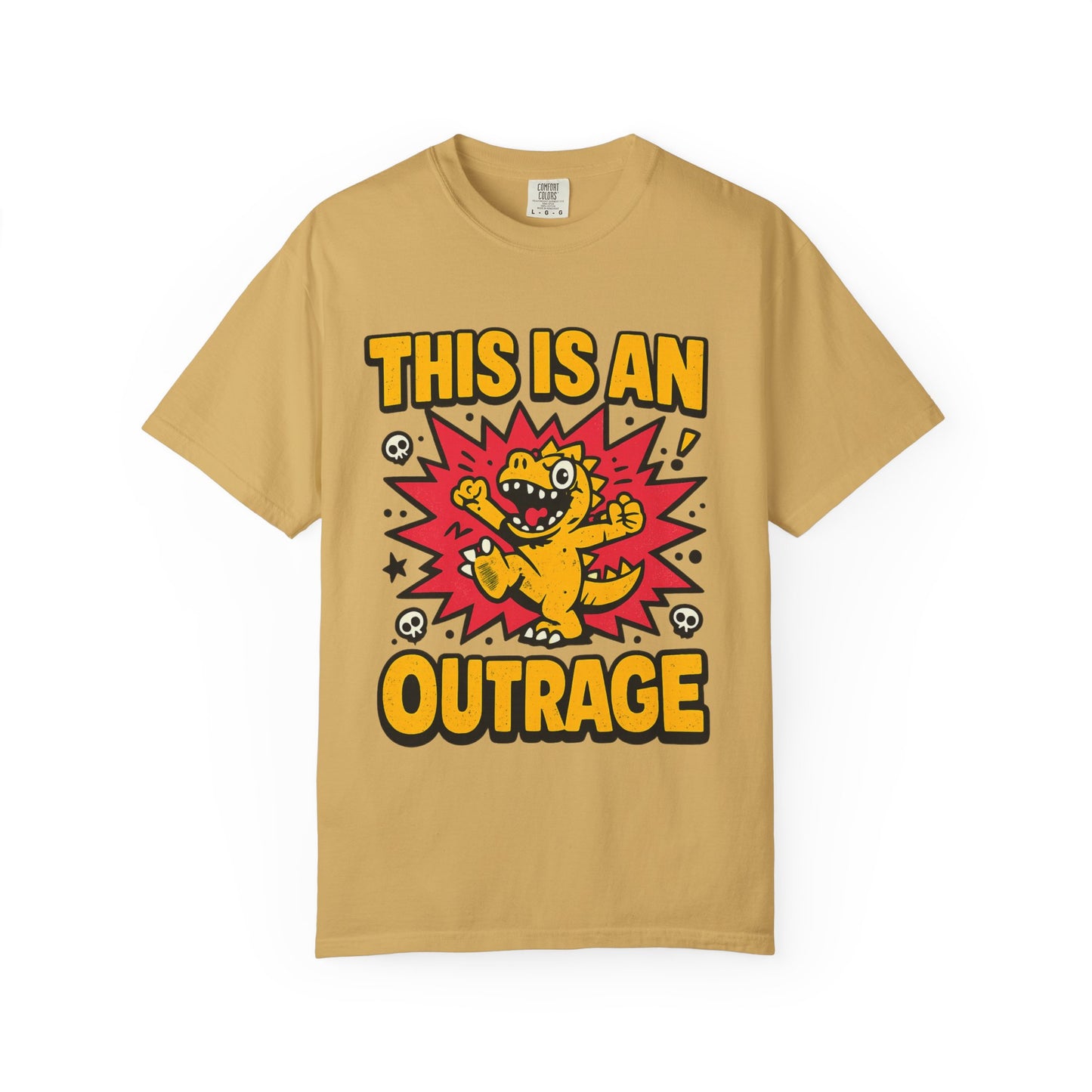 This Is an Outrage T-Shirt | Comfort Colors 1717 Retro Cartoon Graphic Tee