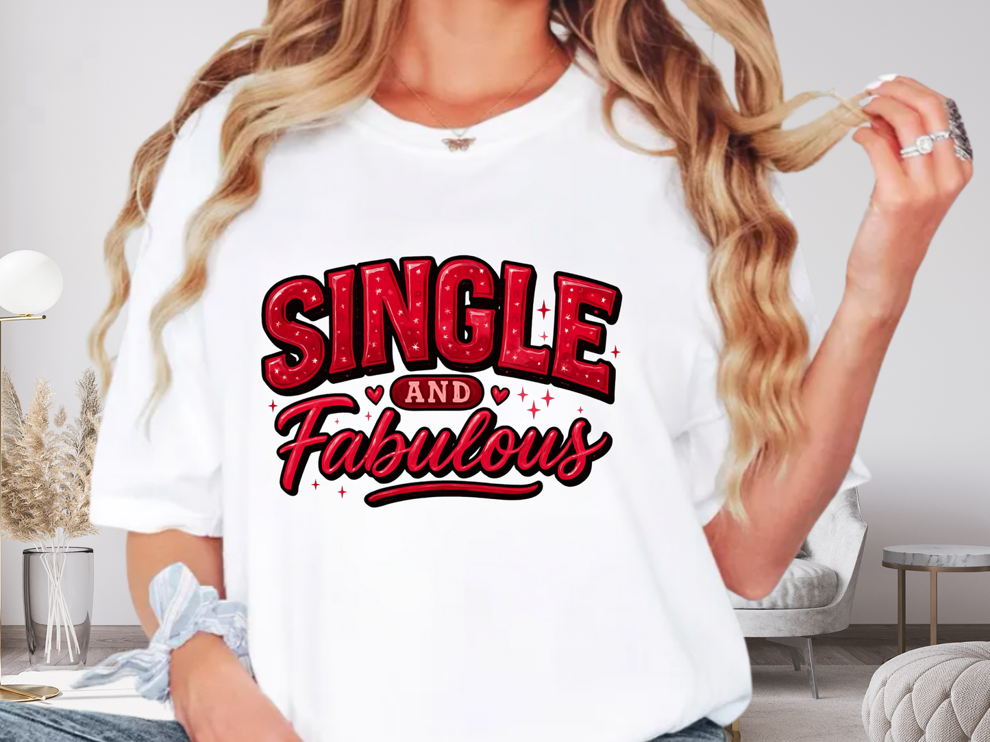 Single And Fabulous Retro T-Shirt | Empowering Self Love Graphic | Comfort Colors 1717 Vintage Tee