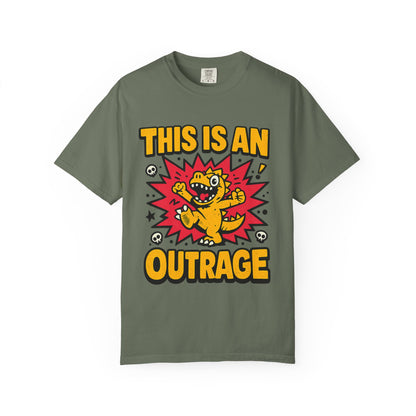 This Is an Outrage T-Shirt | Comfort Colors 1717 Retro Cartoon Graphic Tee