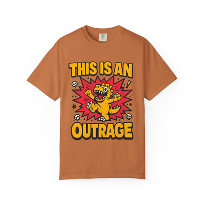 This Is an Outrage T-Shirt | Comfort Colors 1717 Retro Cartoon Graphic Tee