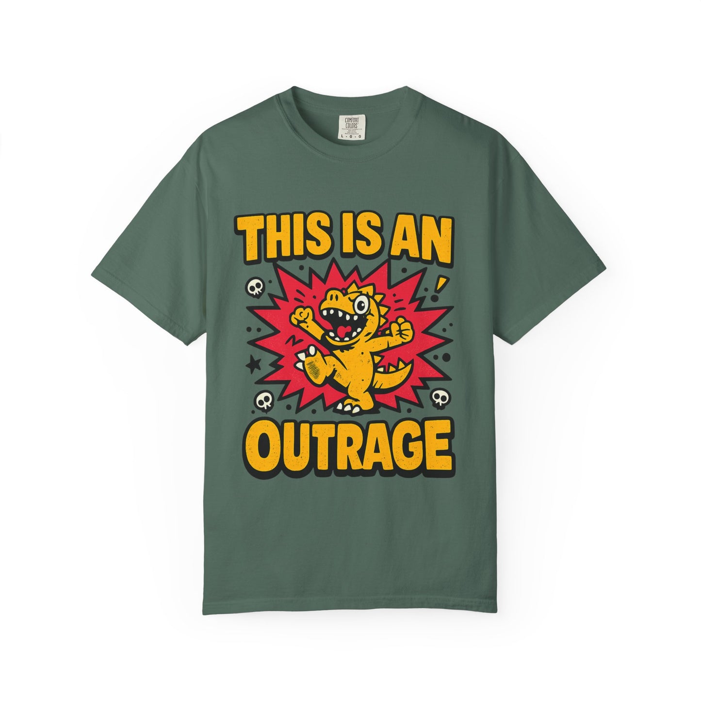 This Is an Outrage T-Shirt | Comfort Colors 1717 Retro Cartoon Graphic Tee