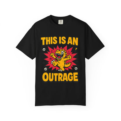 This Is an Outrage T-Shirt | Comfort Colors 1717 Retro Cartoon Graphic Tee