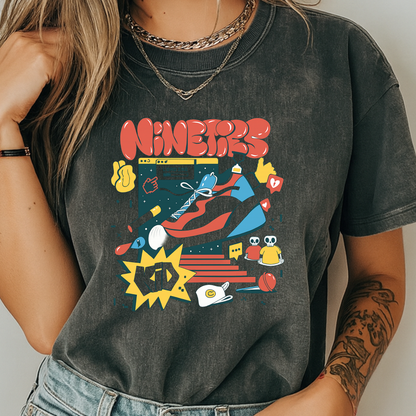Nineties Kid Retro Graphic T-Shirt - Nostalgic 90s Tee