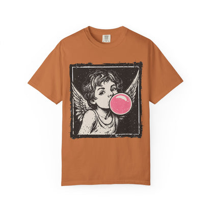 Retro 'Bubblegum Angel' Cherub T-Shirt | Grunge Coquette Aesthetic Tee | Comfort Colors® 1717