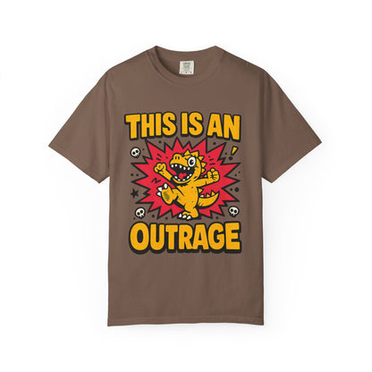This Is an Outrage T-Shirt | Comfort Colors 1717 Retro Cartoon Graphic Tee