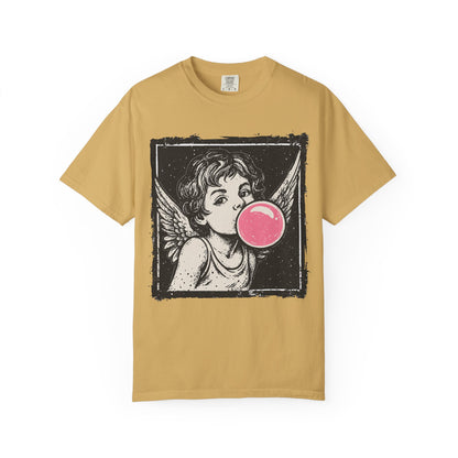 Retro 'Bubblegum Angel' Cherub T-Shirt | Grunge Coquette Aesthetic Tee | Comfort Colors® 1717
