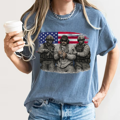 Venezuela Libre Shirt | Captured Maduro Graphic Tee | "The End of Tyranny" Viral Protest Apparel