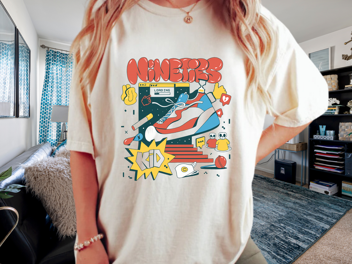 Nineties Kid Retro Graphic T-Shirt - Nostalgic 90s Tee