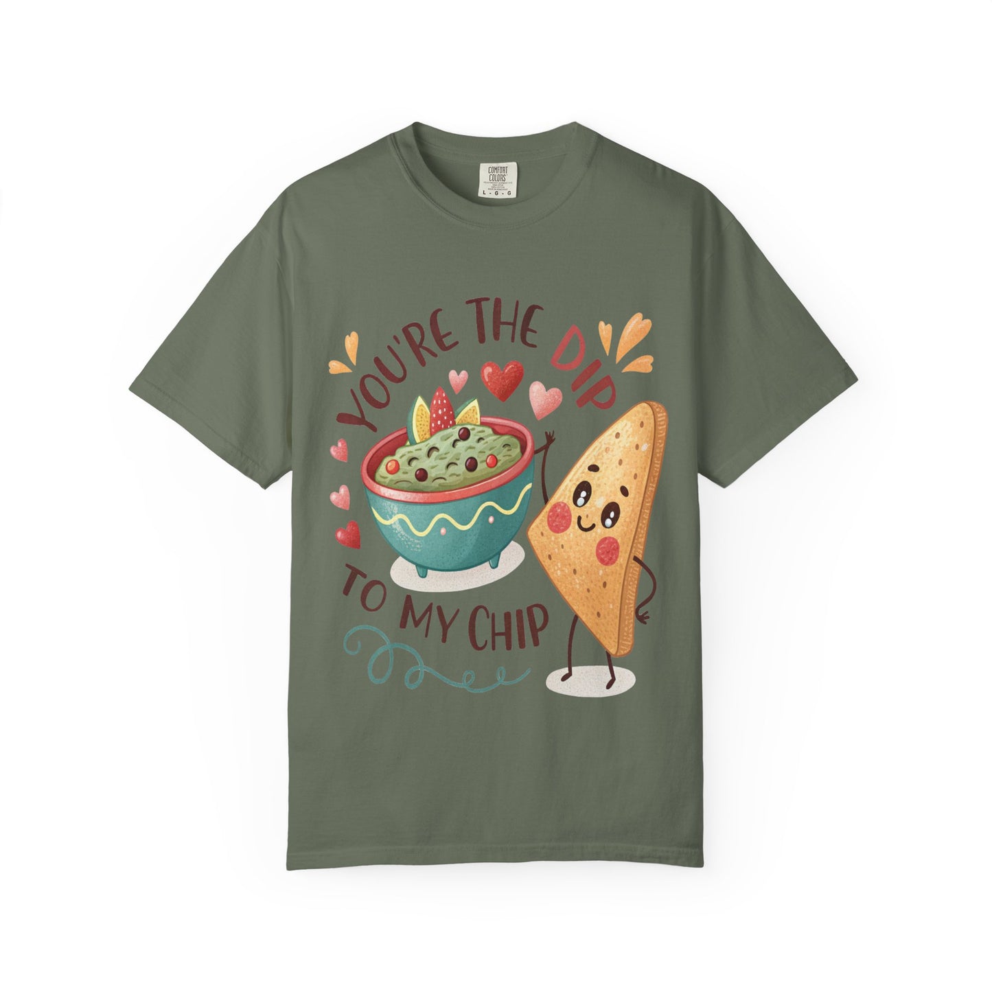 Cute 'You're The Dip To My Chip' T-Shirt | Funny Valentine's Foodie Gift | Comfort Colors® 1717