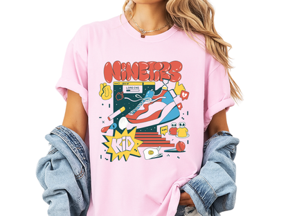 Nineties Kid Retro Graphic T-Shirt - Nostalgic 90s Tee