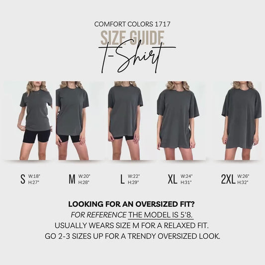 Cute Smiski Style T-Shirt – Green Homebody Graphic | Comfort Colors 1717 Oversized Tee